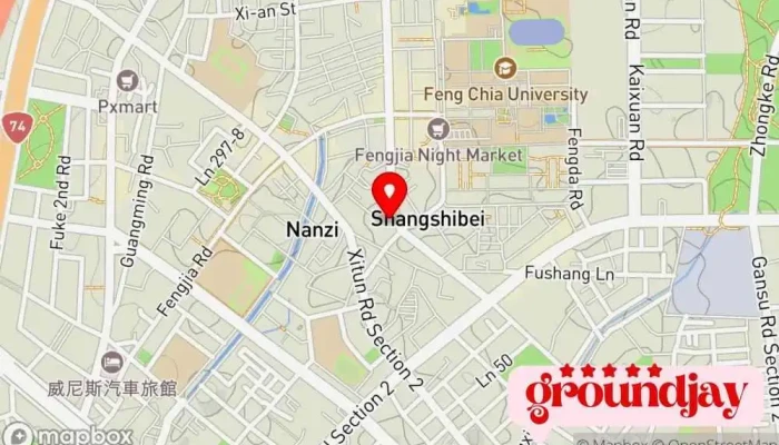 地图 777fans 粉絲社群 網絡行銷有限公司 互联网营销服务 在 Taichung City, Xitun District