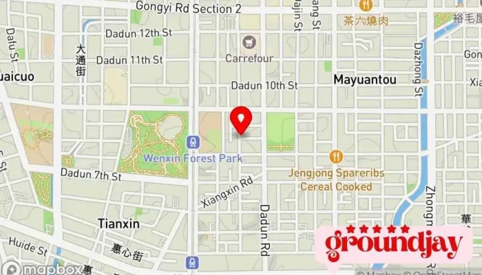 Ai Er Te Yun Duan Ke Ji Jie Dai Zhong Xin 地圖 - Taichung City, Nantun District