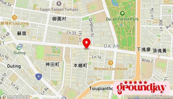 Ai Hui Yun Duan Zi Xun You Xian Gong Si 地圖 - Taipei City, Da’an District