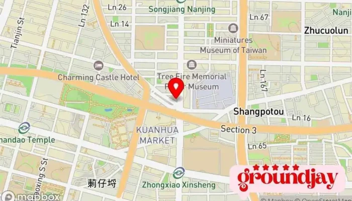 Ai Qi Shu Wei You Xian Gong Si Shang Wang Qia Da Ren 地圖 - Taipei City, Zhongshan District