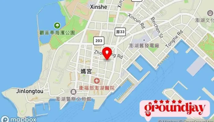 Bi Hu Suo Zai Zhe Zuo Dao Shang You Yi Ge Di Fang Ni Lai Shi Hui Xiang Jia Ni Zou Shi Hui Xiang Jia 地圖 - Penghu County, Magong City