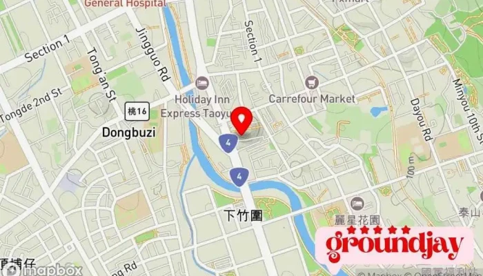Bu Luo Guo Zhuan Ye Wang Zhan Kai Fa Ge Ren Gong Zuo Shi 地圖 - Taoyuan City, Taoyuan District