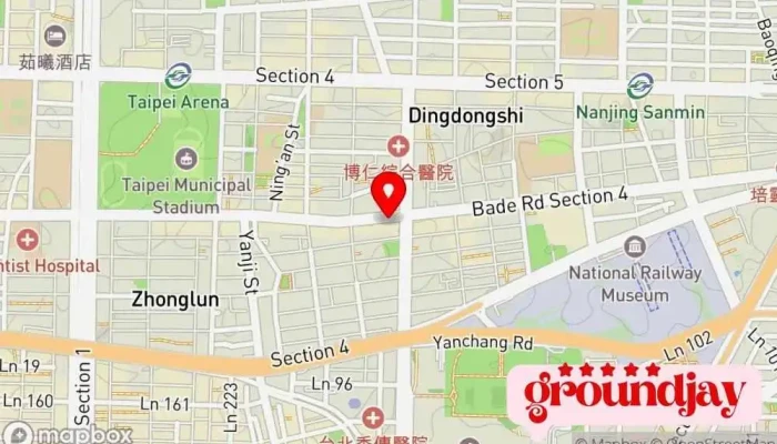 Chuang Jie Guo Ji You Xian Gong Si 地圖 - Taipei City, Songshan District