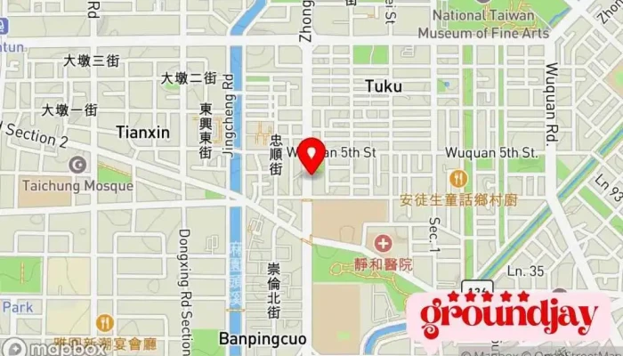 地图 德明商业开发有限公司 商务管理顾问, 电子商务服务, 图文设计师, 营销机构, 摄影服务 在 Taichung City, West District