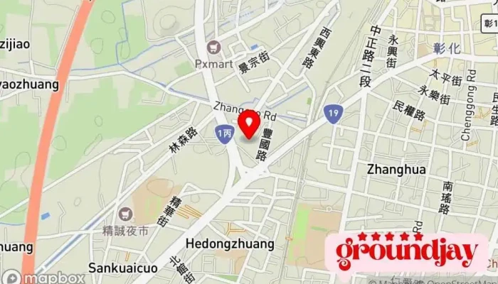 Dian Xian You Dian Lu You Xian Gong Si 地圖 - Changhua County, Changhua City