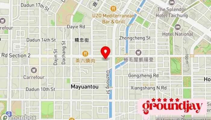 Ding Jun Shu Wei Xing Xiao You Xian Gong Si 地圖 - Taichung City, West District