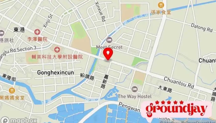 Dong Gang Huo Che Zhan 地圖 - 屏东东港镇