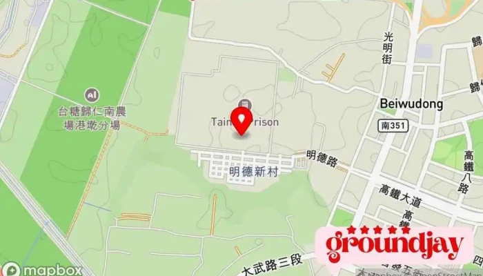 Fa Wu Bu Jiao Zheng Shu Tai Nan Jian Yu 地圖 - Tainan City, Guiren District