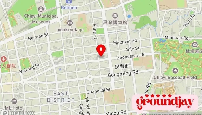 Fa Wu Bu Xing Zheng Zhi Xing Shu Jia Yi Fen Shu 地圖 - Chiayi City, East District