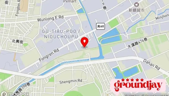 地图 反光屋FKW 商店, 制造商, 打印店, 批发商 在 Kaohsiung City, Fengshan District
