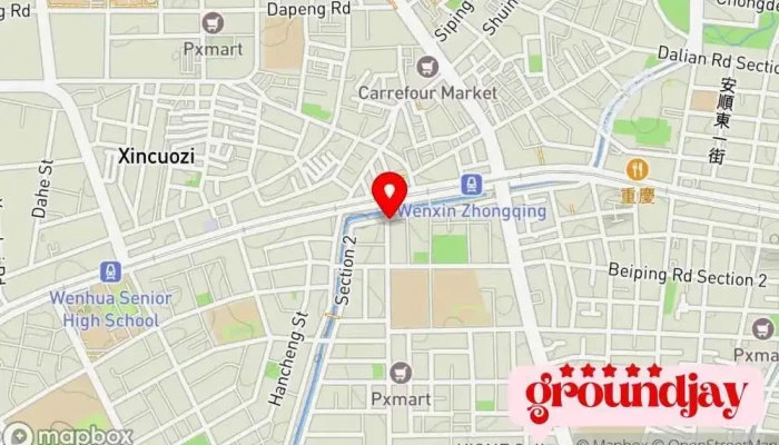 地图 关贸网路台中办公室 企业办公场所 在 Taichung City, North District