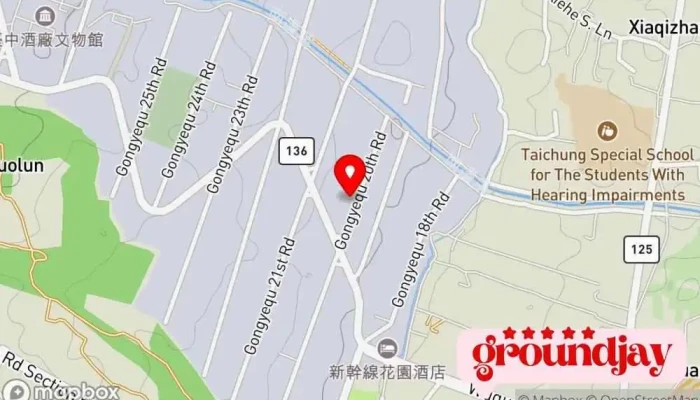 地图 光纖電腦科技股份有限公司 COMWEB 制造商, 企业对企业服务 在 Taichung City, Nantun District
