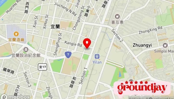 Guo Bin Dian Zi You Xi Chang 地圖 - Yilan County, Yilan City