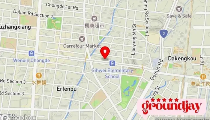 Guo Bin Dian Zi You Yi Chang 地圖 - Taichung City, Beitun District