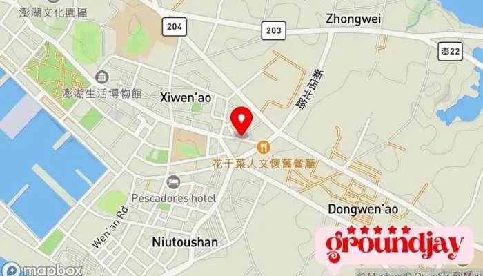Guo Tu Shu Nan Qu Du Shi Ji Chu Gong Cheng Fen Shu Peng Hu Gong Wu Suo 地圖 - Penghu County, Magong City