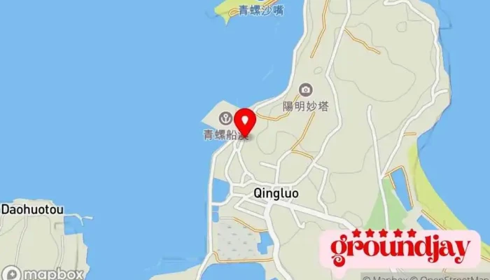Hai Xun Shu Qing Luo Zhi Jian Zhan 地圖 - Penghu County, Huxi Township
