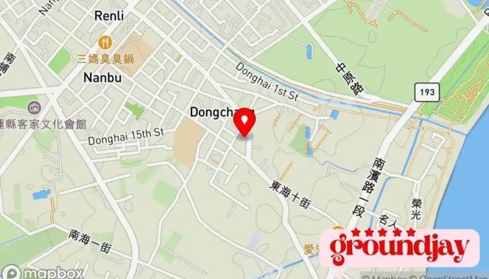 地图 海巡署侦防分署花莲查缉队 政府机构 在 Hualien County, Ji’an Township
