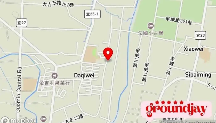 Hao Inn Yi Lan Min Su 地圖 - Yilan County, Wujie Township