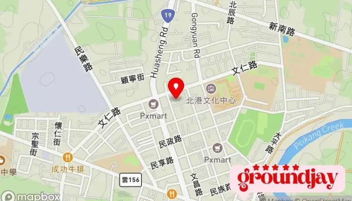 He Du Shang Wu Fan Dian 地圖 - Yunlin County, Beigang Township