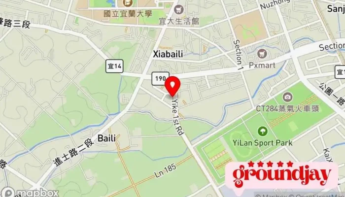 Hong Li Zheng He Xing Xiao 地圖 - Yilan County, Yilan City