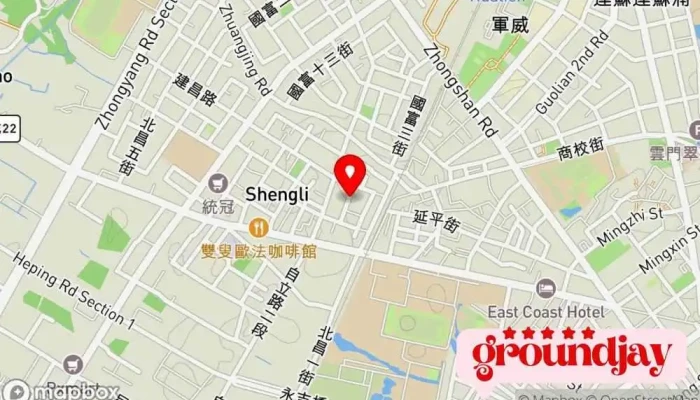 Hong Wei Tong Xin You Xian Gong Si 地圖 - Hualien County, Ji’an Township
