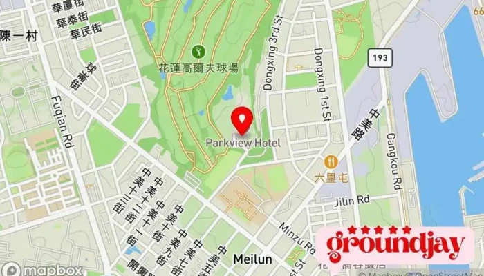 地图 花蓮美侖大飯店綠苑西餐廳 西餐厅, 餐馆 在 Hualien County, Hualien City
