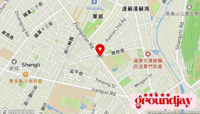 地图 花莲市  在 花莲市