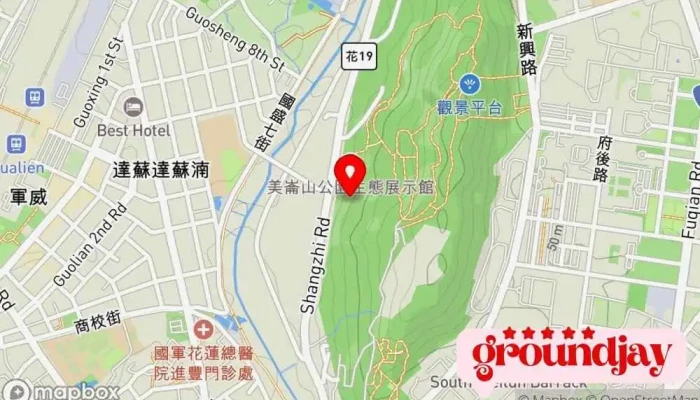 地图 花莲市  在 花莲市