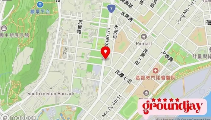 地图 花莲县建筑师公会 协会或组织 在 Hualien County, Hualien City