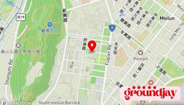 地图 花莲县政府（行政机关） 县政府机关 在 Hualien County, Hualien City