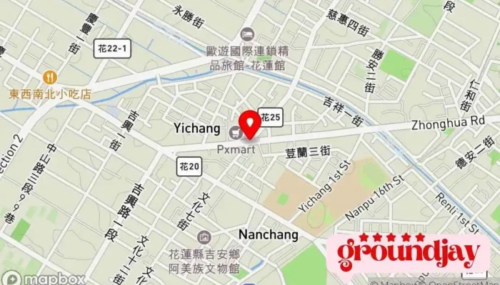 地图 吉安乡  在 花莲市吉安乡