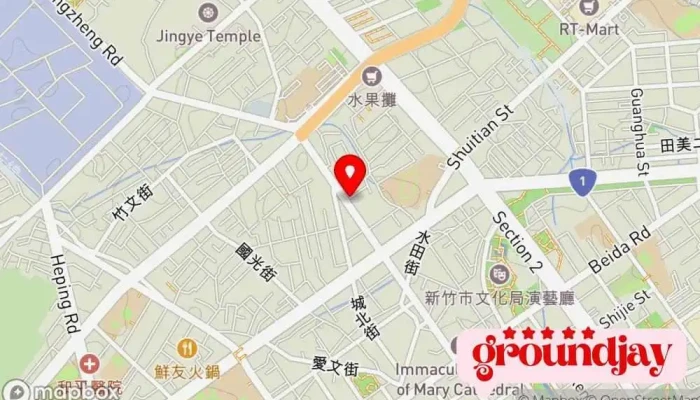 Ji Sheng Dian Qi Xin Zhu Shang Yong Gong Cheng Bu 地圖 - Hsinchu City, North District