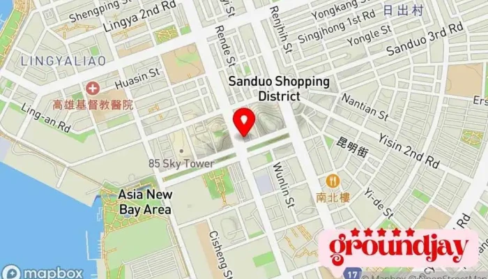 Jia Yun Lian Wang Gu Fen You Xian Gong Si 地圖 - Kaohsiung City, Lingya District
