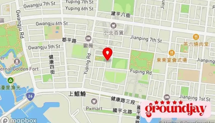Jiao Yin Wang Ye Zi Xun She Ji 地圖 - Tainan City, Anping District