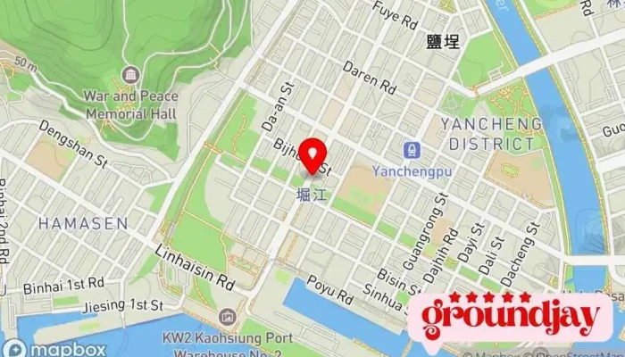 Jie Ke Xuan Yi Shu You Xian Gong Si 地圖 - Kaohsiung City, Yancheng District