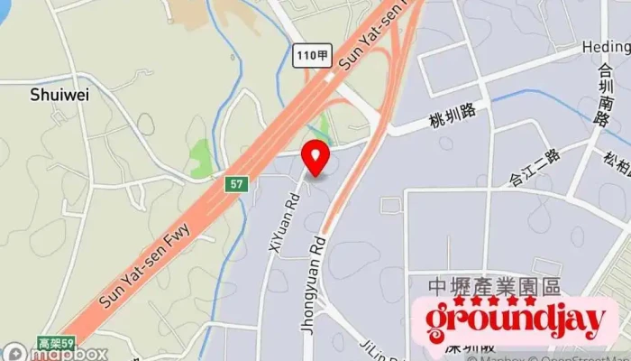Jin Xiang Dian Zi 地圖 - Taoyuan City, Zhongli District