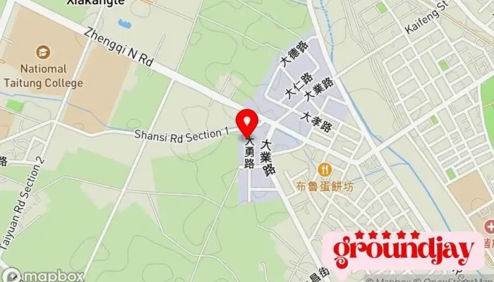 Jing Ya Zheng He Xing Xiao 地圖 - Taitung County, Taitung City