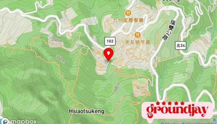 Jiu Fen Shan Hai Guan Min Su 地圖 - New Taipei City, Ruifang District