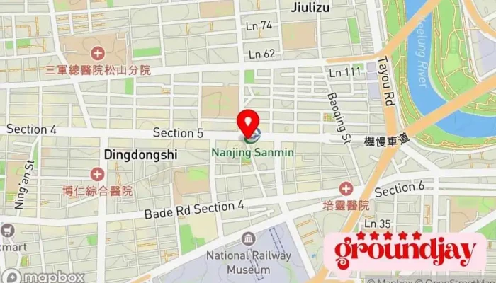Kai Luo Zhi Xiao Xing Xiao Zeng Pin Shi Ye Gu Fen You Xian Gong Si 地圖 - Taipei City, Songshan District