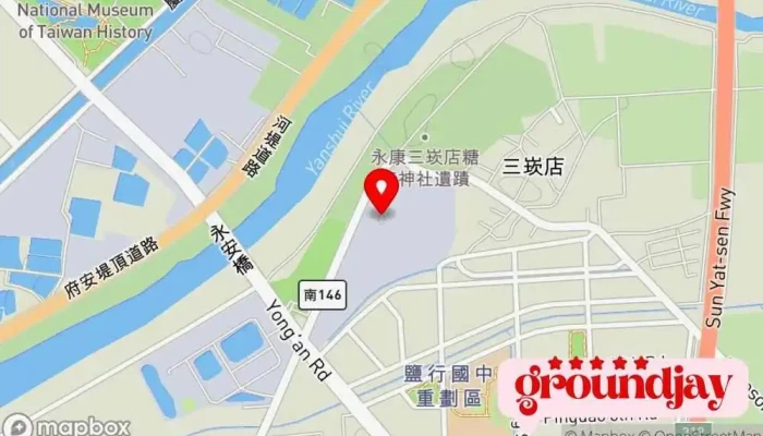 地图 可成科技 电子制造商, 制造商 在 Tainan City, Yongkang District