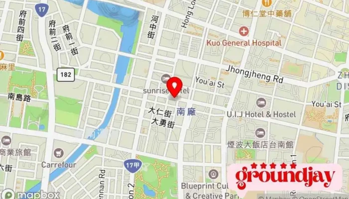 Ke Zhi Hua Tuan Ti Fu Xi Ban Fu Zhi Fu Gong Zuo Fu   Ding Hao Ke Zhi Hua Tuan Ti Fu 地圖 - Tainan City, East District