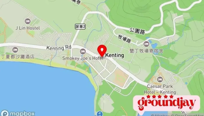 Ken Ding 157Jing Pin Shi Shang Hui Guan 地圖 - Pingtung County, Hengchun Township