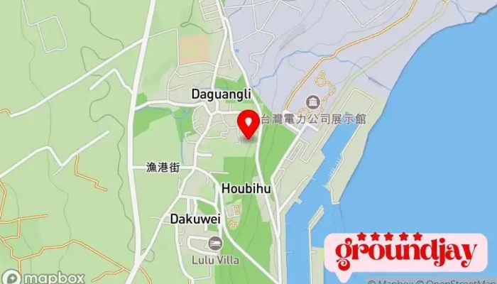 Ken Ding Guang Xian Lu Su 地圖 - Pingtung County, Hengchun Township