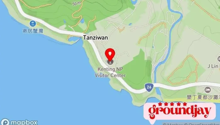 Ken Ding Guo Jia Gong Yuan Guan Li Chu 地圖 - Pingtung County, Hengchun Township