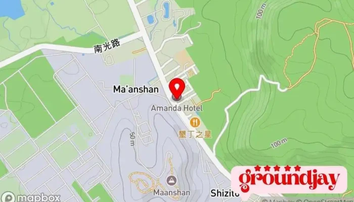 Ken Ding Ya Man Da Hui Guan 地圖 - Pingtung County, Hengchun Township