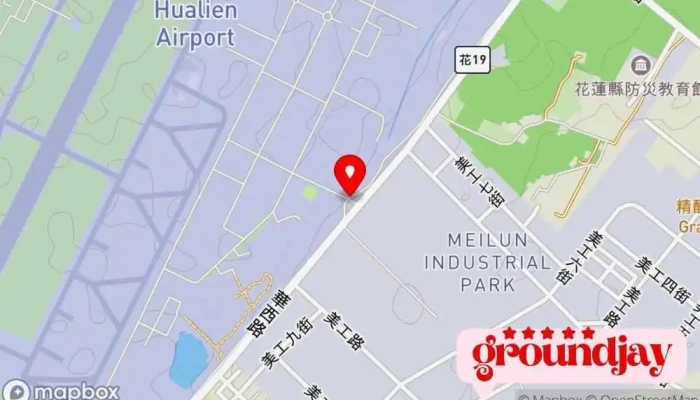 地图 空军第四零一战术混合联队 空军基地, 军事基地 在 Hualien County, Xincheng Township