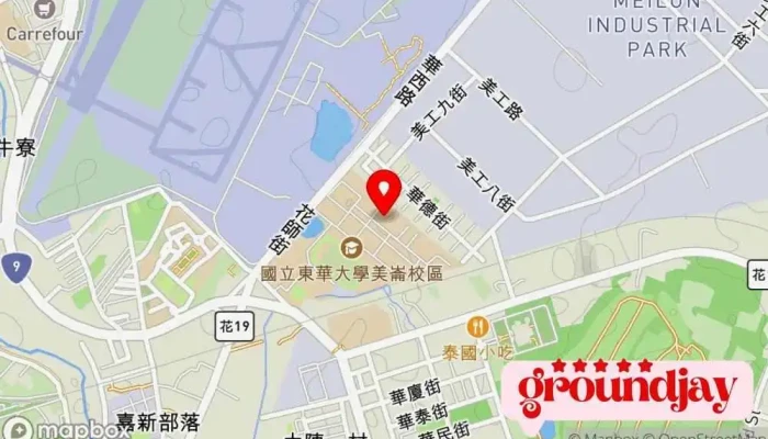 Lao Dong Bu Lao Dong Li Fa Zhan Shu Bei Ji Yi Hua Jin Ma Fen Shu Hua Lian Zhi Ye Xun Lian Chang 地圖 - Hualien County, Hualien City