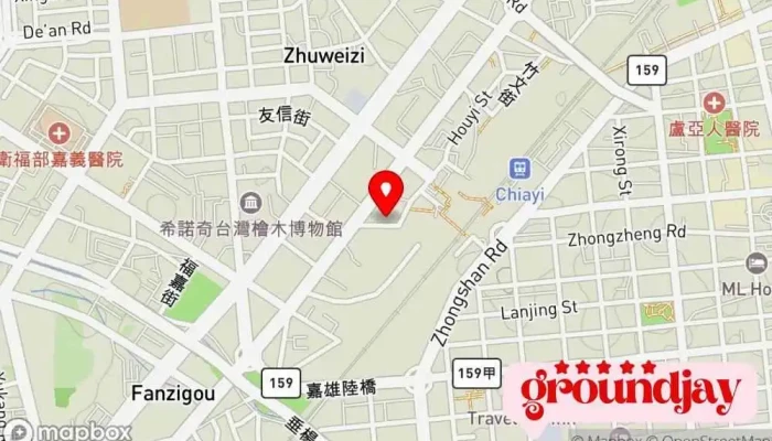 Lian He Bao Gu Fen You Xian Gong Si Jia Yi Cai Fang Ban Shi Chu 地圖 - Chiayi City, West District