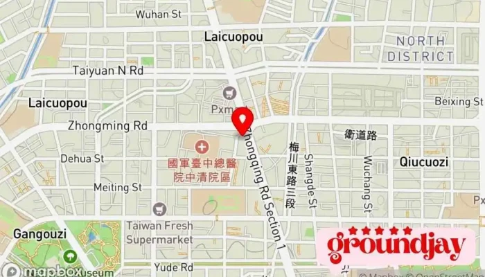 Lian Jiang Shang Wu Da Lou 地圖 - Taichung City, North District