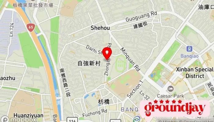 Lian Meng Xing Xiao 地圖 - New Taipei City, Banqiao District